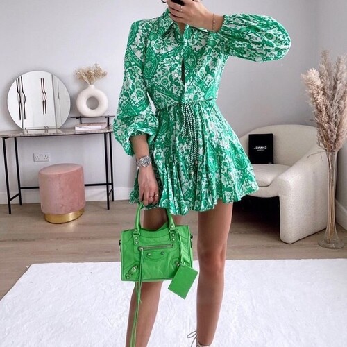 zara green design