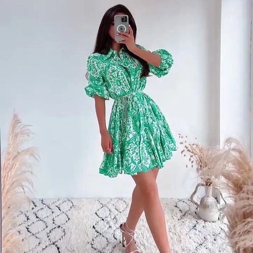 zara green design