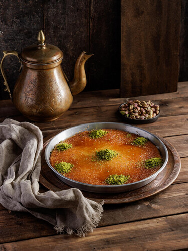 Nablus kunafa, blonde