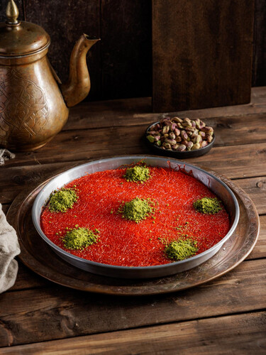 Nablus red knafeh