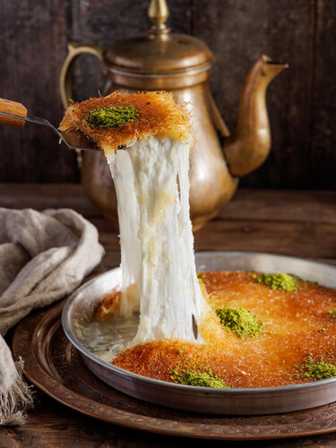 Nablus kunafa, blonde