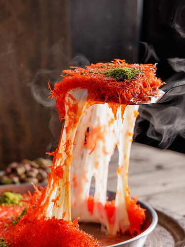 Nablus red knafeh