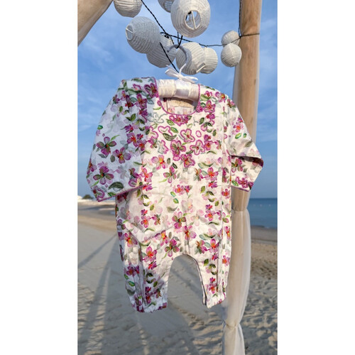 أوڤراول قطني مزين بالشك