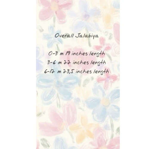 Blue purple embroidery girls overall