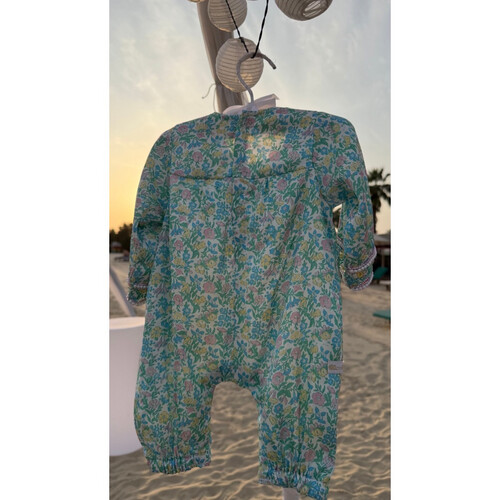 اوڤراول حرير مزين بالشك