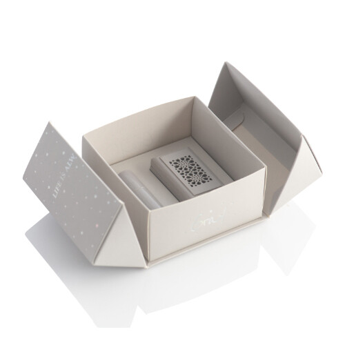 Mini Grey Bamboo Incense Burner (New Packages)