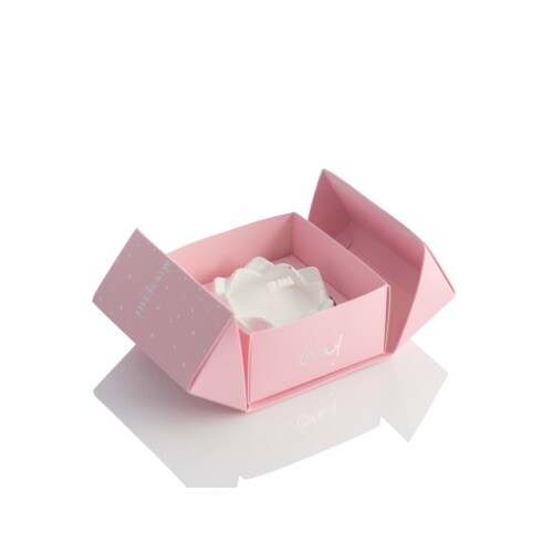 Pink Flower Candle
