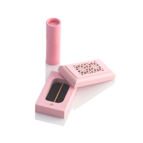 Mini Pink Bamboo Incense Burner (new packages)