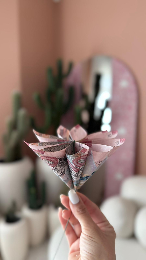 Handmade crochet flower bouquet