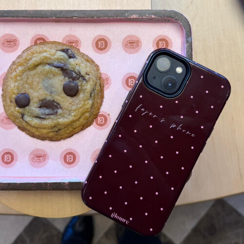 Customized polka case (red)