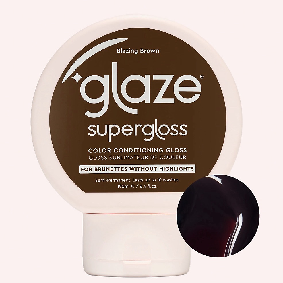 glaze- super gloss blazing brown