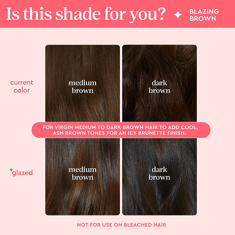 glaze- super gloss blazing brown