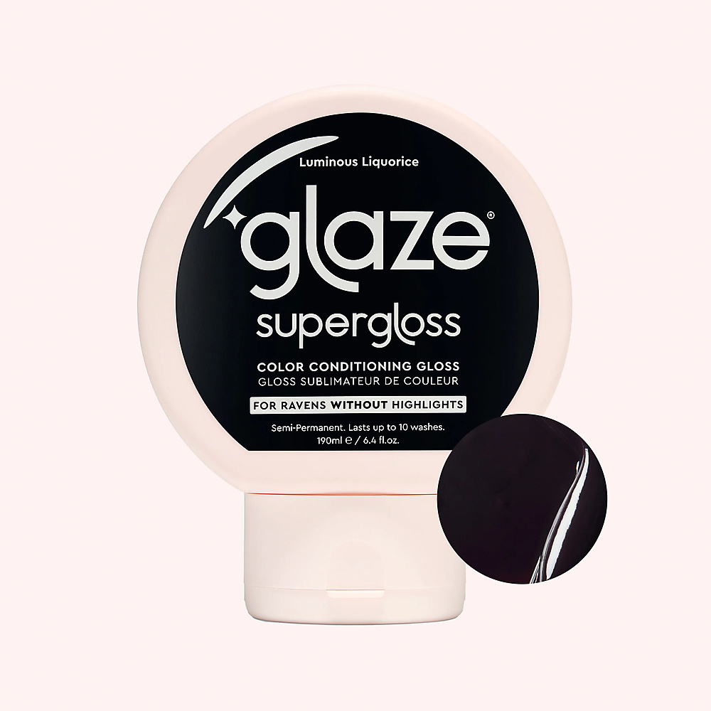 glaze- supergloss luminous liquorice