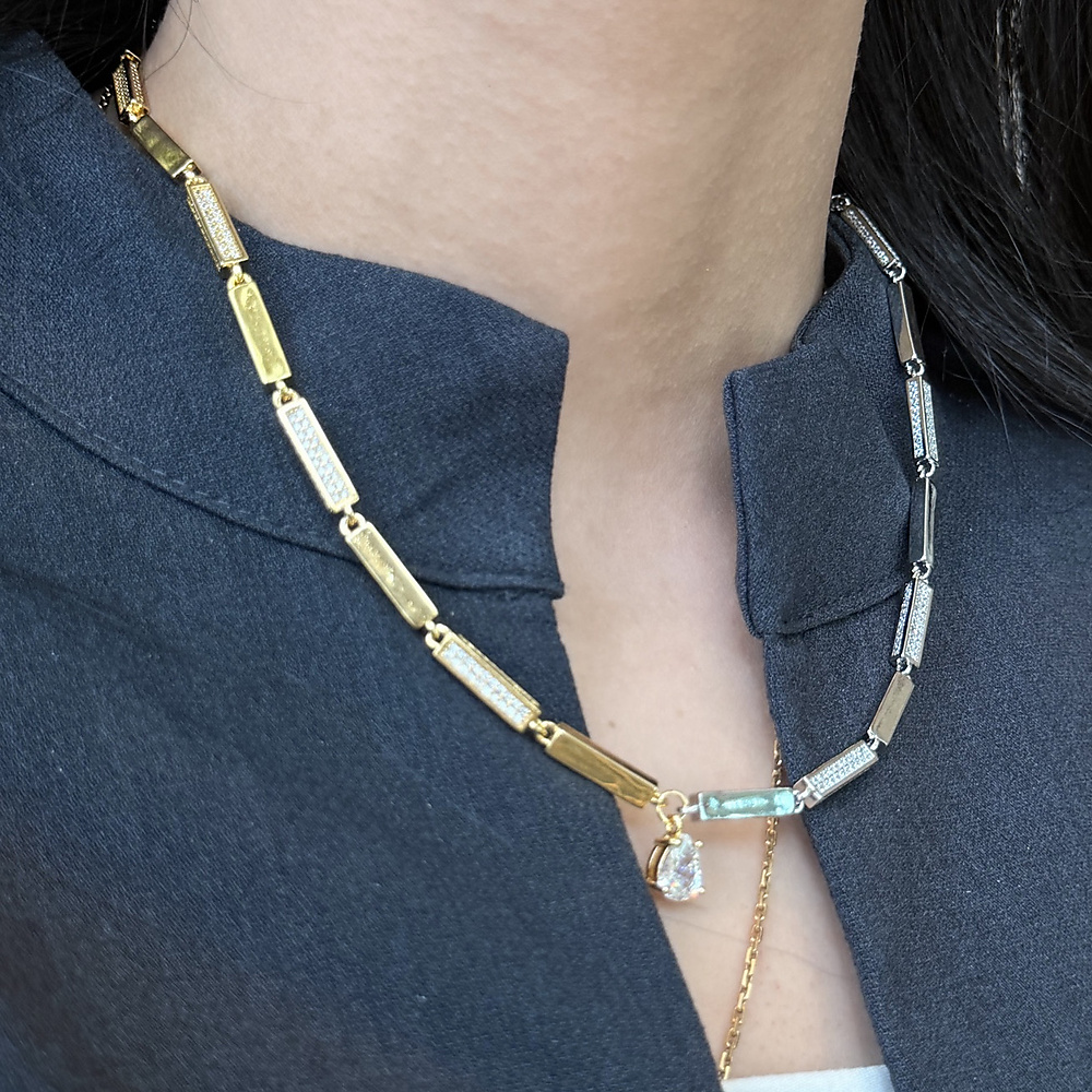 geometric necklace