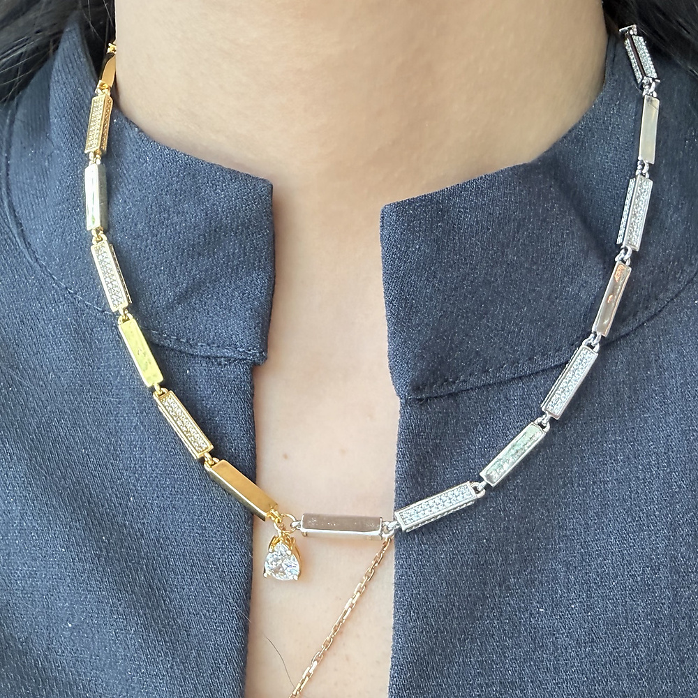 geometric necklace