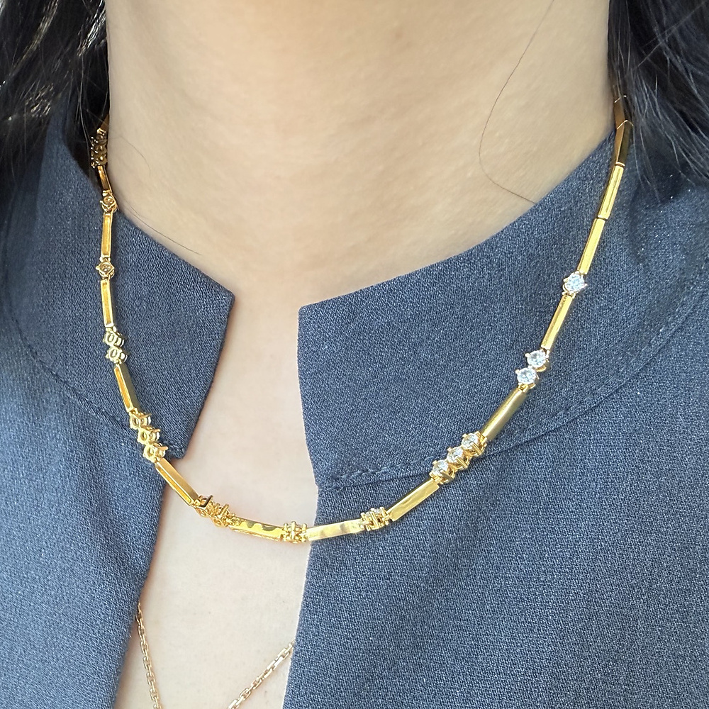 bamboo necklace