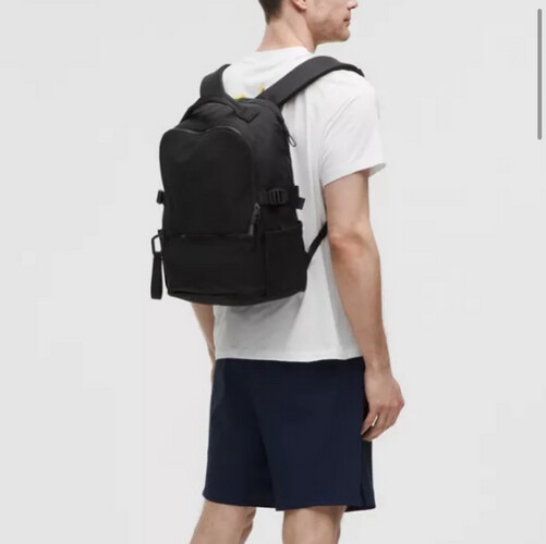 Lululemon crew backpack 22L black