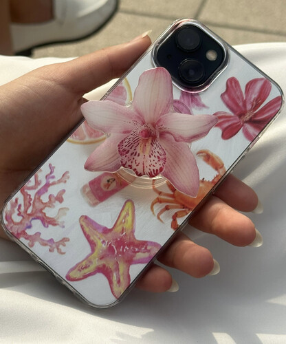 Magnetic Orchid pop-socket