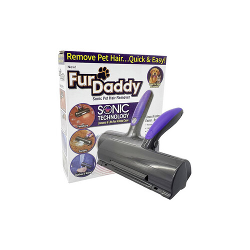 ملصق إزالة شعر الحيوانات الأليفة من FurDaddy – بكرة مزودة بضوء