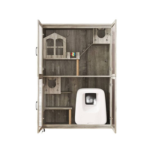 فيلا فريدة باللون الرمادي