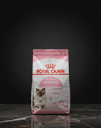 طعام جاف للأم والقطط الصغيرة 10 كغم