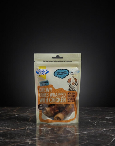 عظام ملفوفة بالدجاج – حجم صغير (7 قطع)