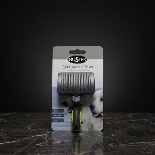 فرشاة BUSTER السلكية ذاتية التنظيف – دبابيس صلبة (حجم صغير)