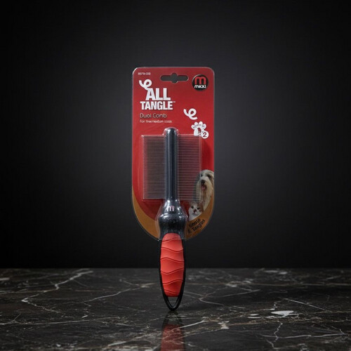 مشط مزدوج للفراء الخفيف والمتوسط