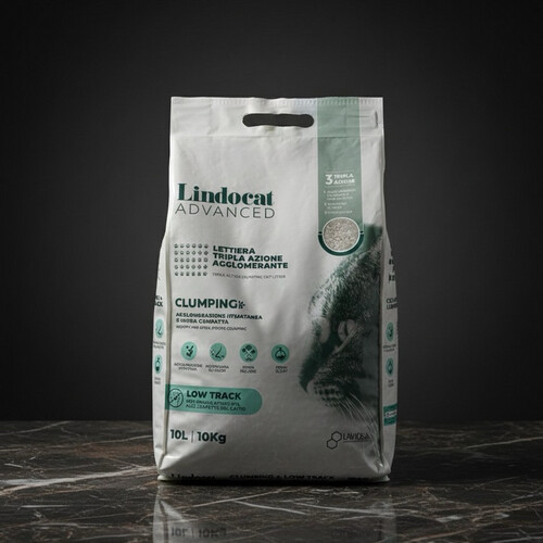 رمل قطط بنتونايت طبيعي – تكتل متقدم + قليل التبعثر (بدون عطر) 10 لتر