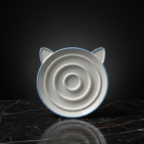 وعاء سيراميك اطعام بطيء للحيوانات