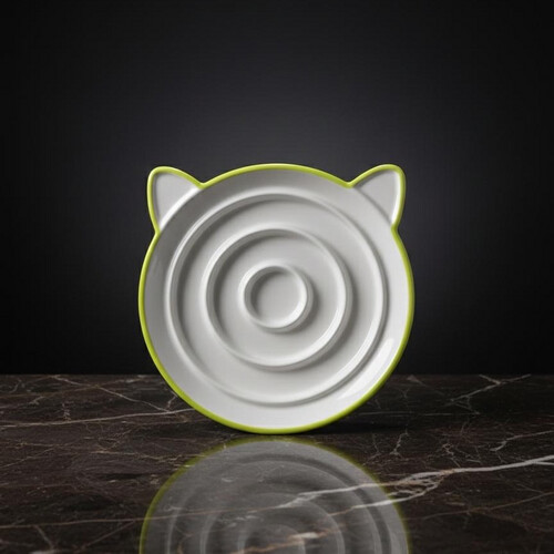 وعاء سيراميك اطعام بطيء للحيوانات