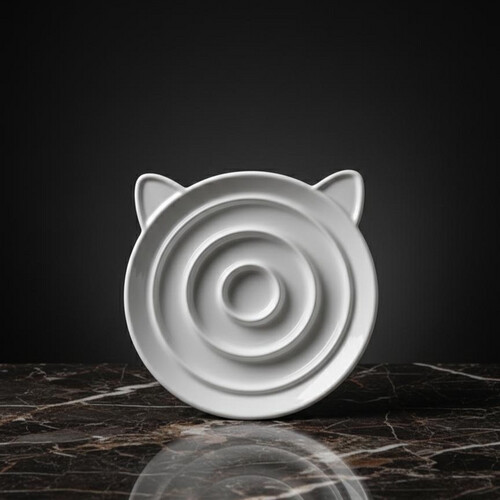 وعاء سيراميك اطعام بطيء للحيوانات