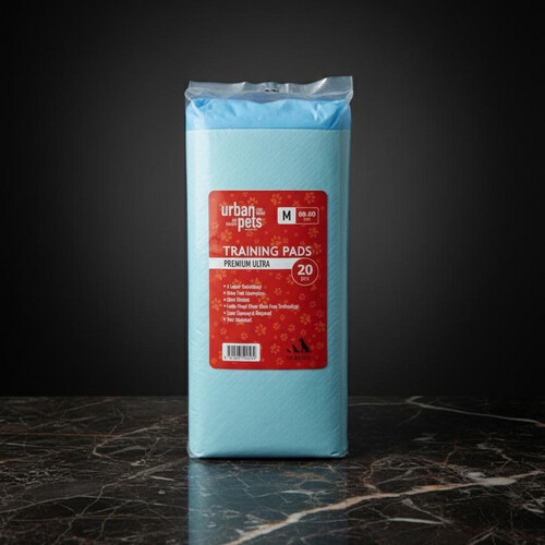Premium Puppy Pads Blue – 20 pcs (60 × 60 cm)