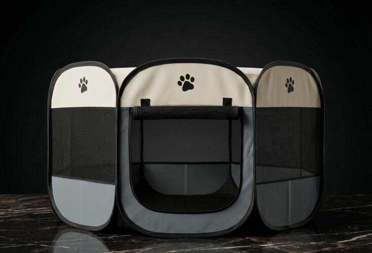 سياج قابل للطي للحيوانات الصغيرة اكس لارج