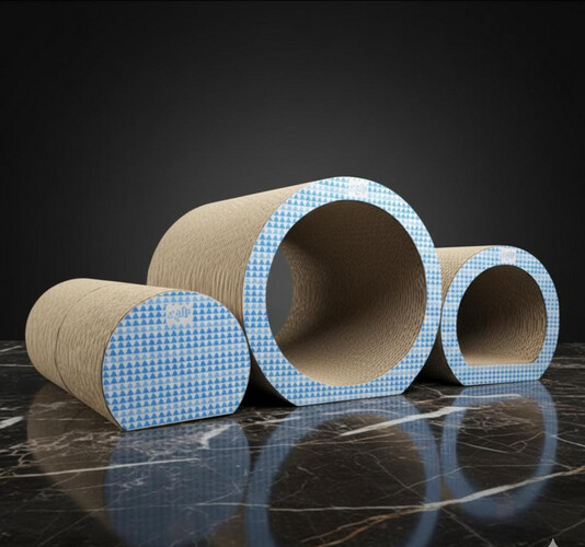 خداشة كهف للقطط – طقم 3 قطع