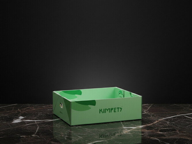 مرحاض قطط قابل للطي للاستخدام مرة واحدة