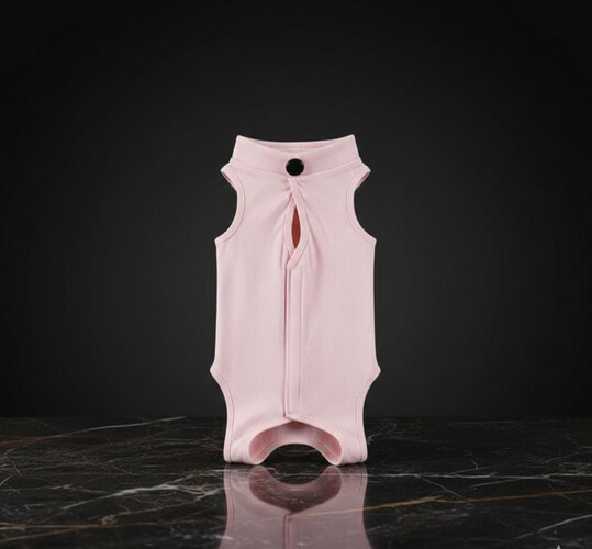 سترة طبية قطنية - وردي