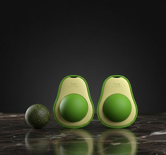 كات نب بشكل الافوكادو