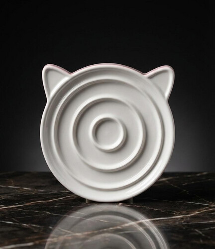 وعاء سيراميك اطعام بطيء للحيوانات