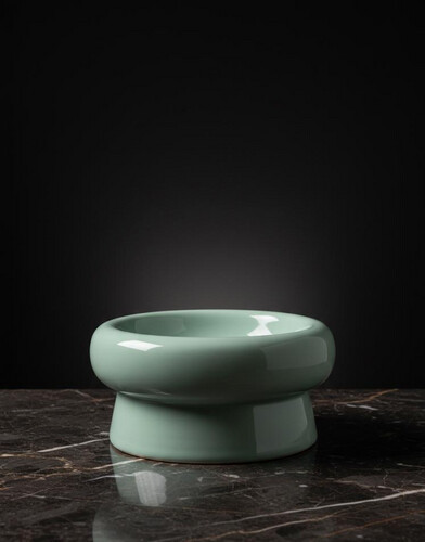 وعاء طعام عالي - اخضرغامج