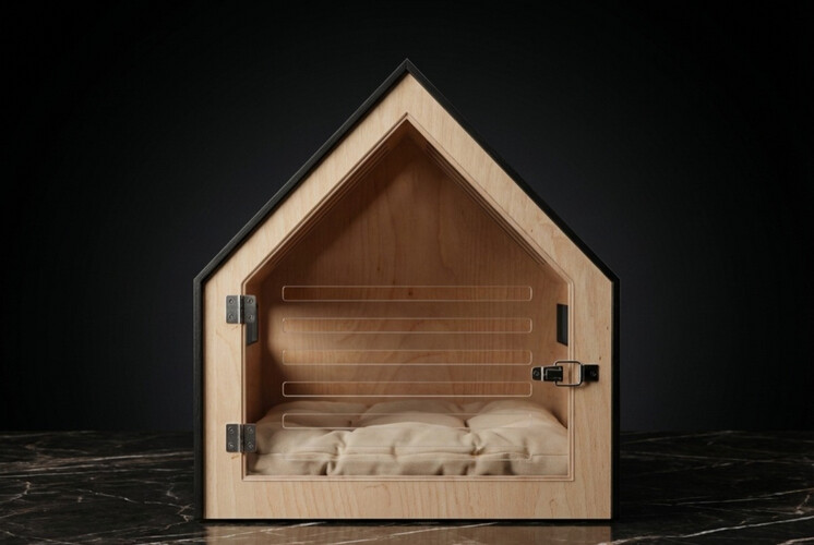 منزل خشبي كبير و متين