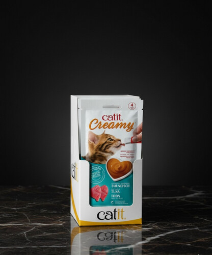 وجبة كريمية قابلة اللعق من كات إت – تونة (4 قطع)