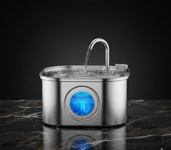 Stainless Steel Pet Water Fountain