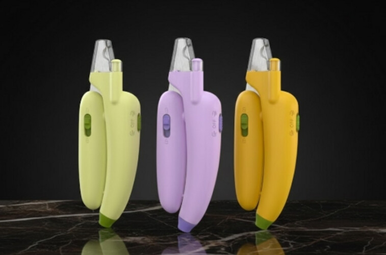 مقص أظافر مع ضوء LED