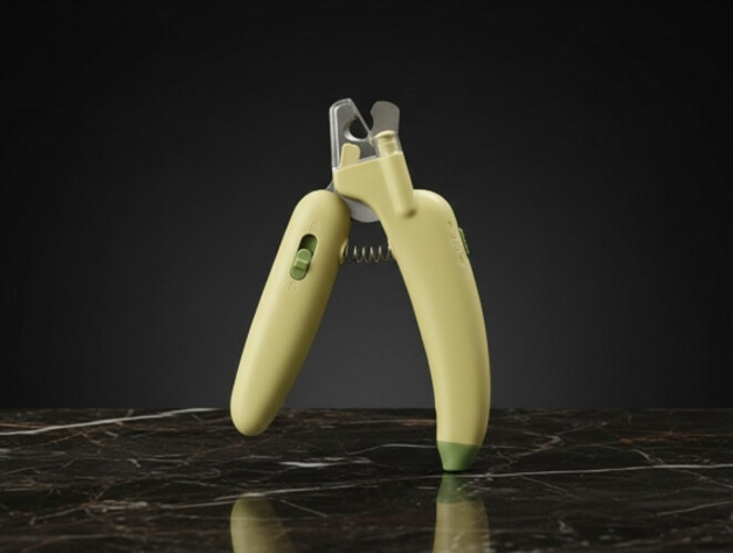 مقص أظافر مع ضوء LED