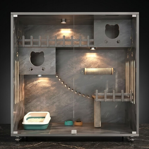 منزل حديث فاخر  باللون الرمادي