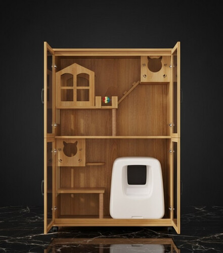 فيلا مميزه خشبية للقطط