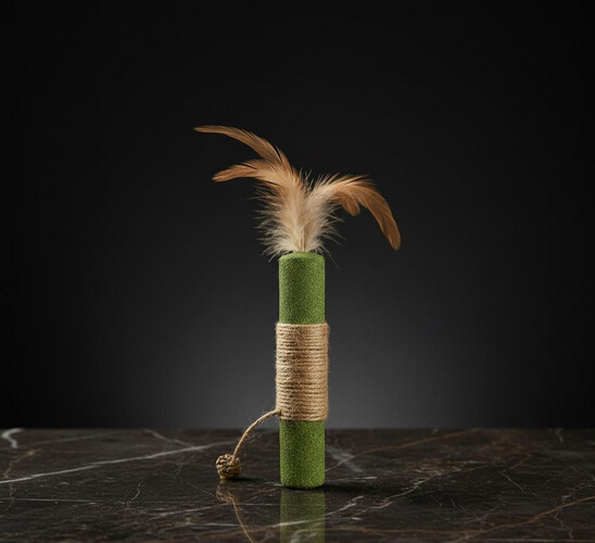 لعبة كات نيب بعصا ولفّ حبل للقطط