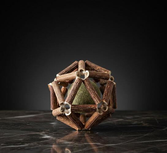 لعبة كرة كات نيب خشبية طبيعية للقطط