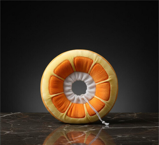 طوق بشكل برتقال